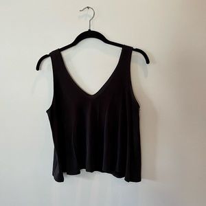 Flowy black tank top